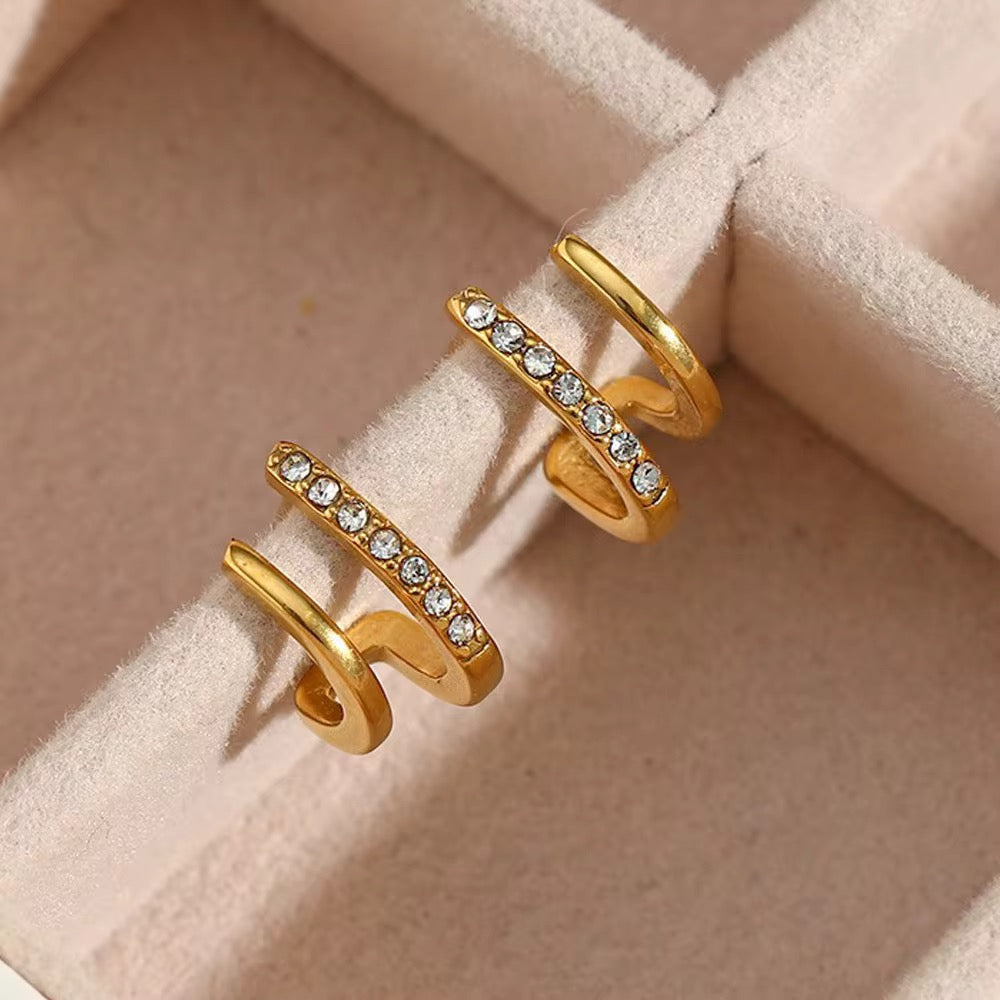 Norah Earrings - Waterproof, 18k Gold Plated