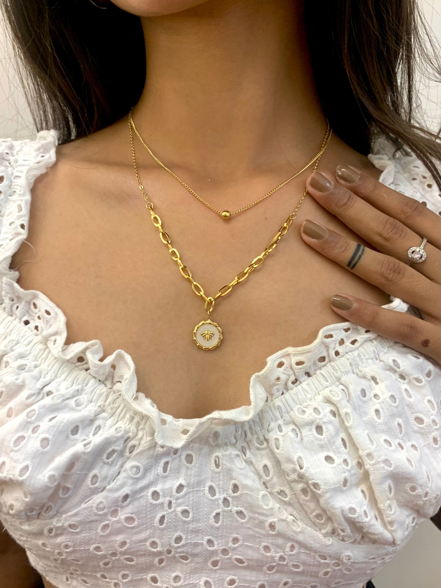 Ariel Necklace - Waterproof, 18k Gold Plated