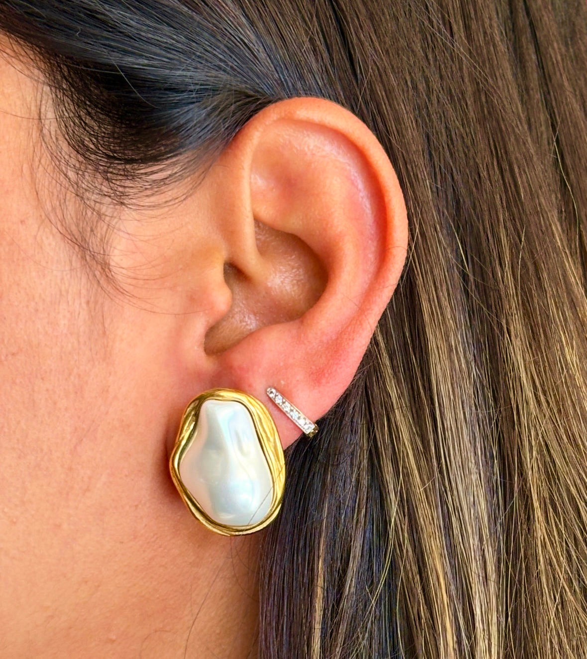 Prina Earrings - Waterproof, 18k Gold Plated