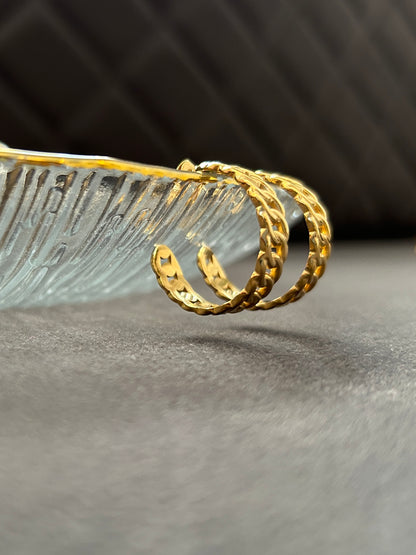 Pri Earrings - Waterproof, 18k Gold Plated