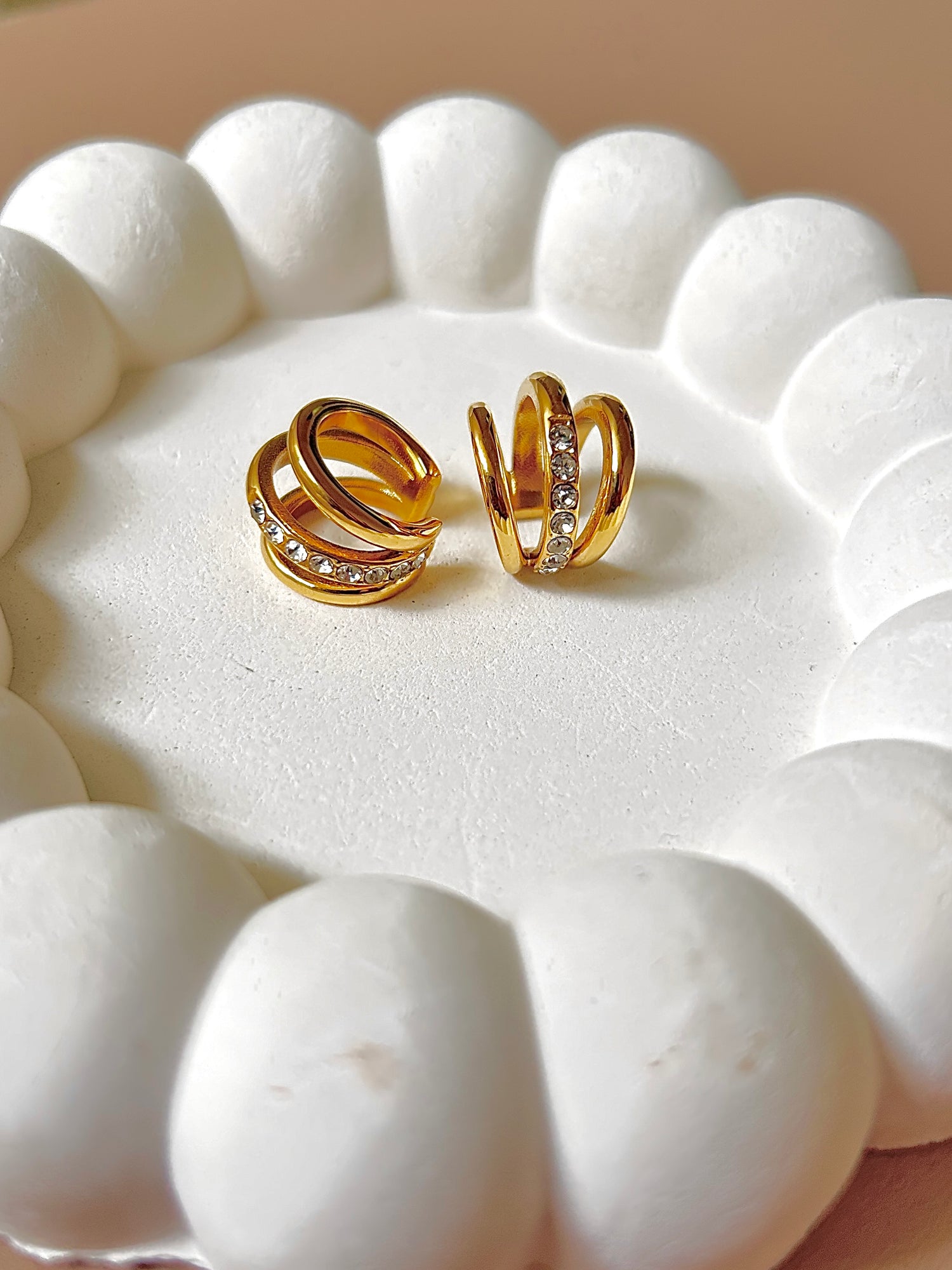 Miro Earcuff - Waterproof, 18k Gold Plated ( Set of 2 )