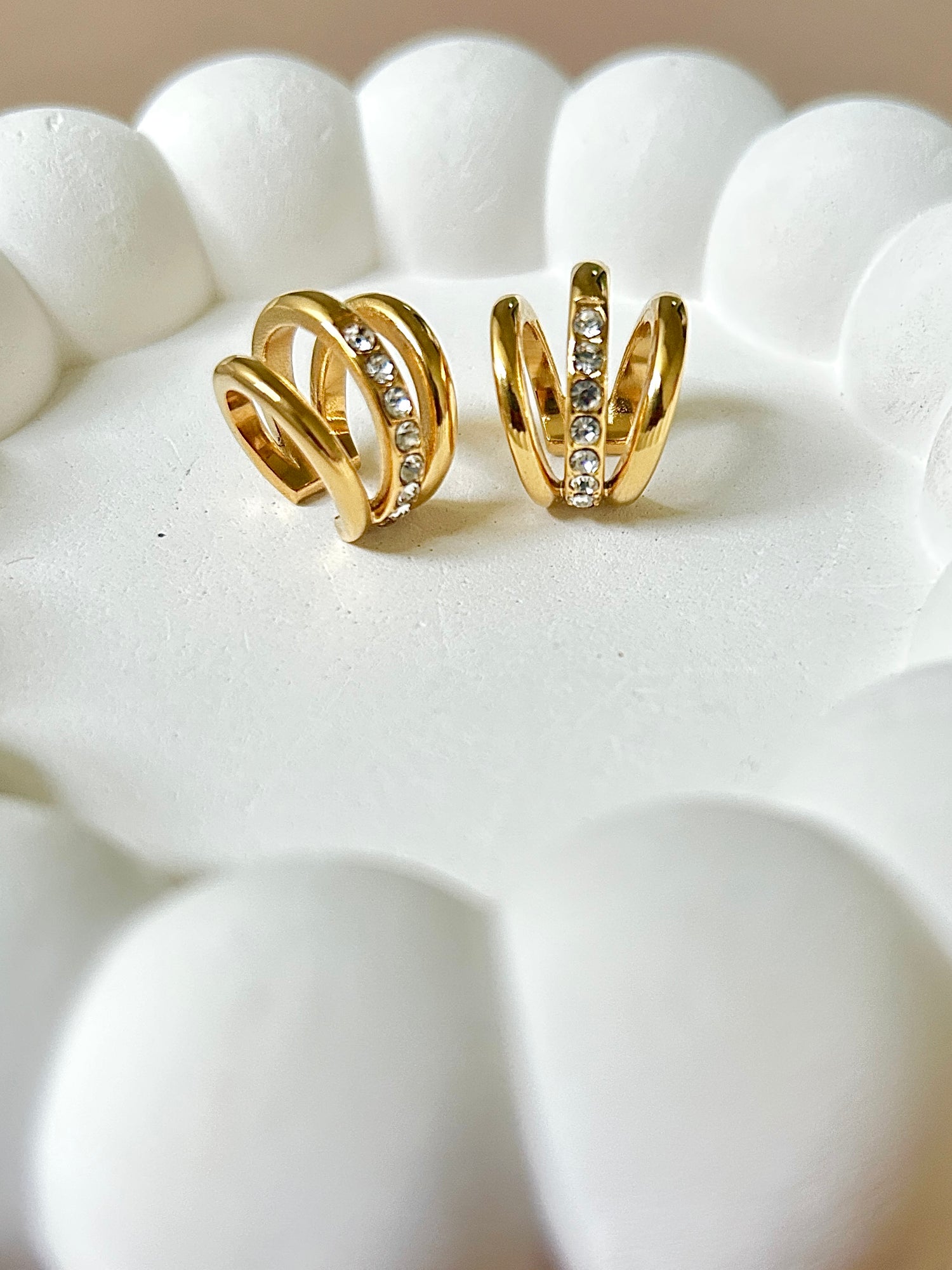 Miro Earcuff - Waterproof, 18k Gold Plated ( Set of 2 )