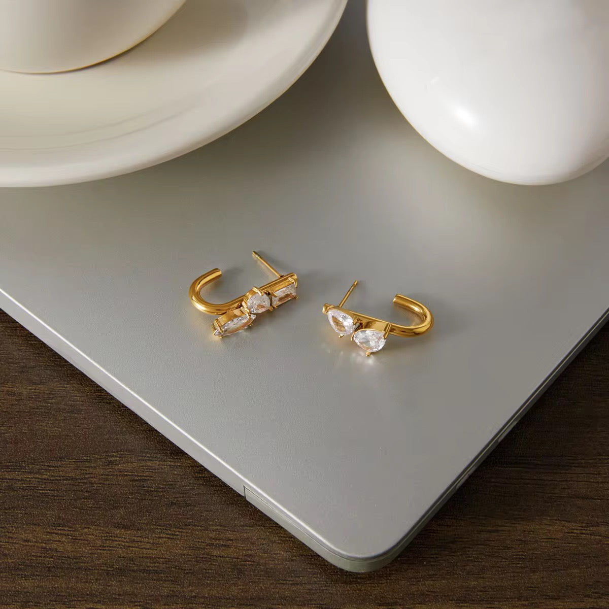Nopin Earrings - Waterproof, 18k Gold Plated