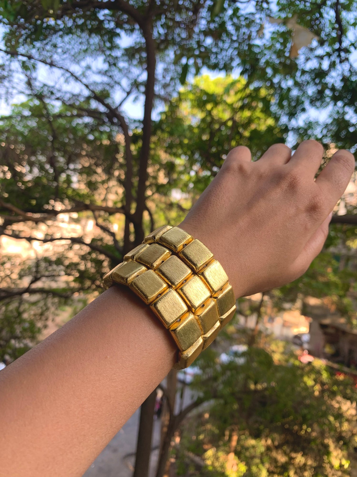 Mirage Zo Square Chunky Bracelet (Set of 3)