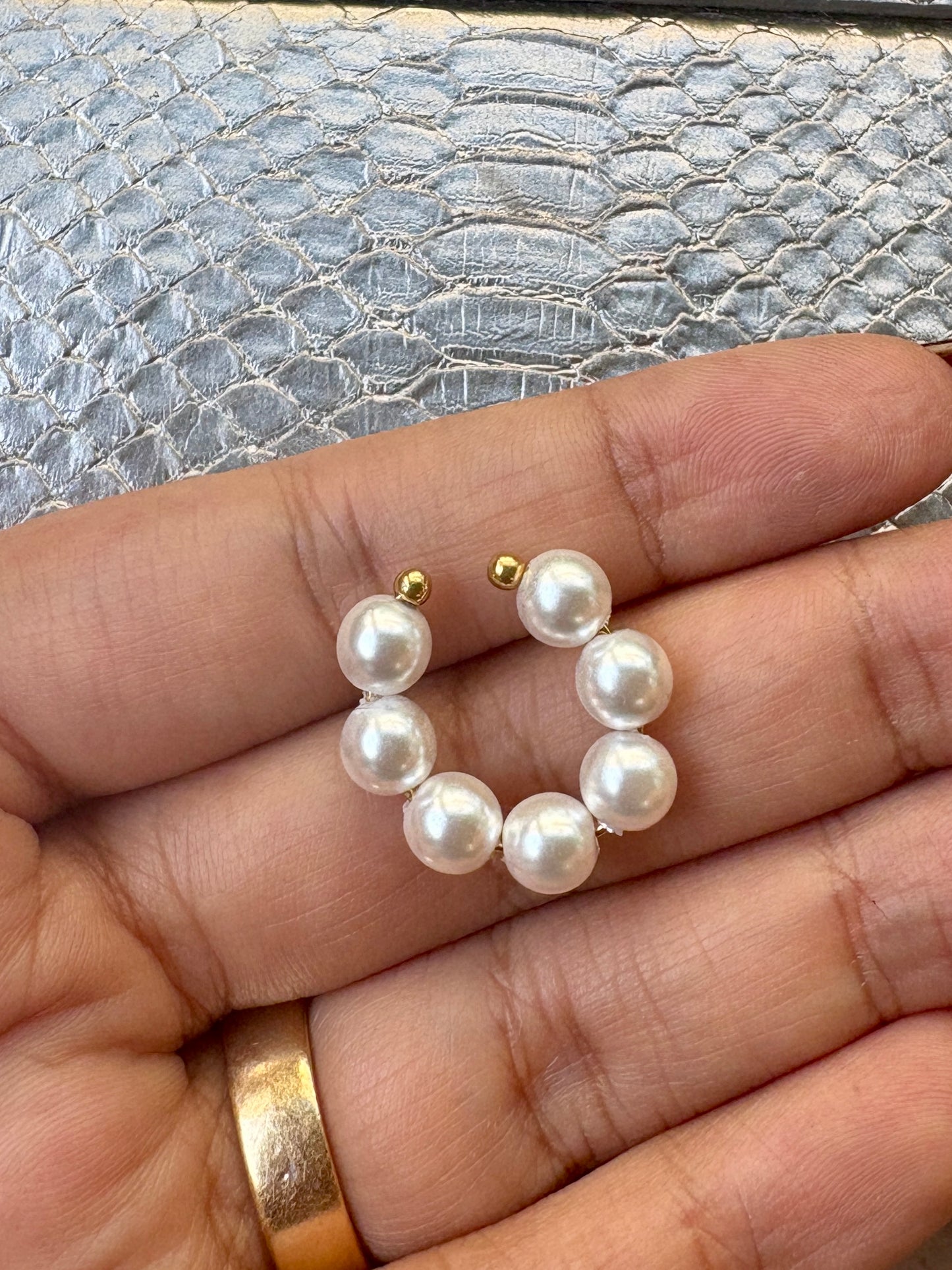 Zia Earcuff (Adjustable- Set of 1) - Waterproof, 18k Gold Plated