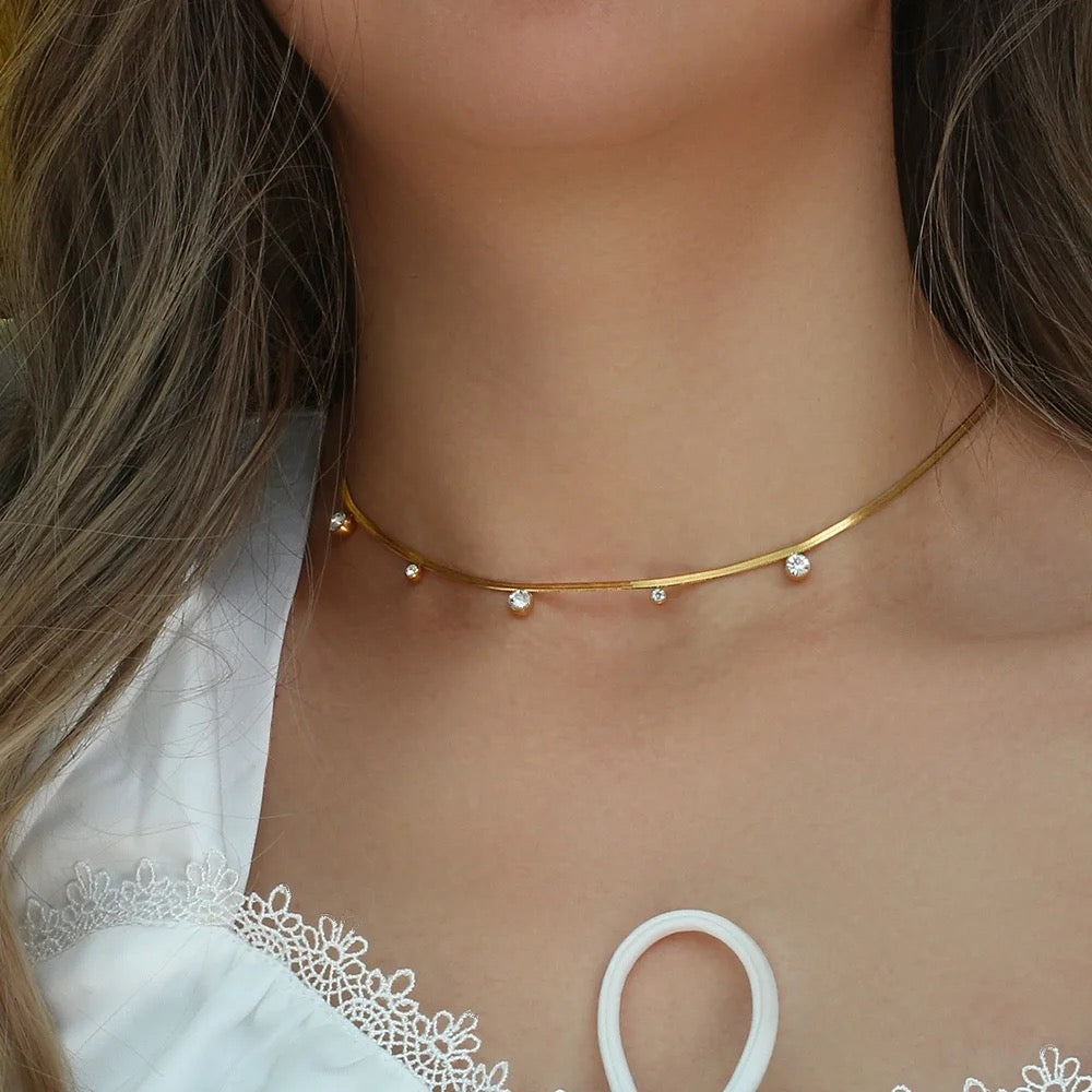 Celestial Mini Necklace - Waterproof, 18k Gold Plated