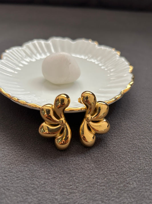 Hiral Earrings - Waterproof, 18k Gold Plated