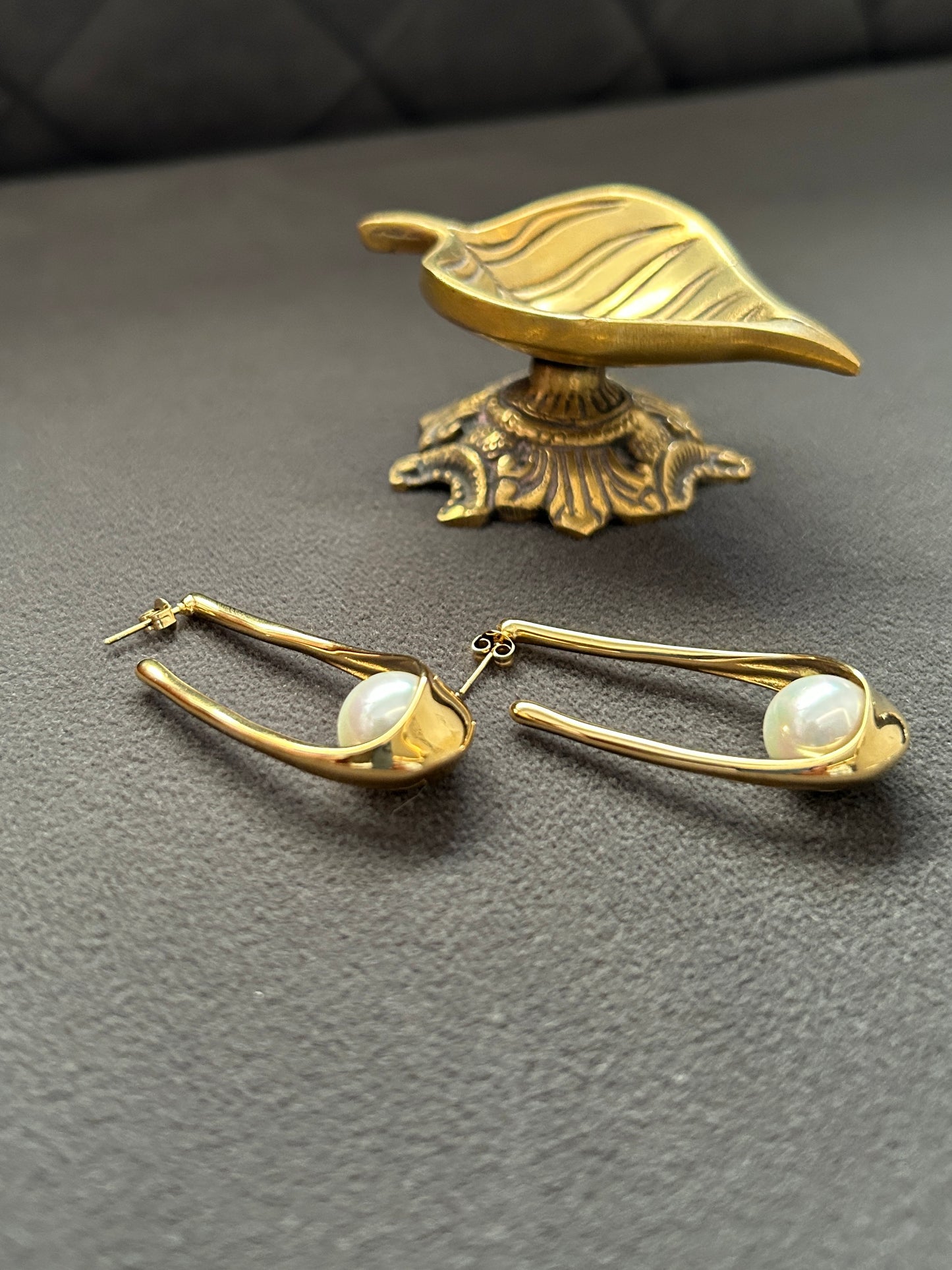 Ash Earrings - Waterproof, 18k Gold Plated