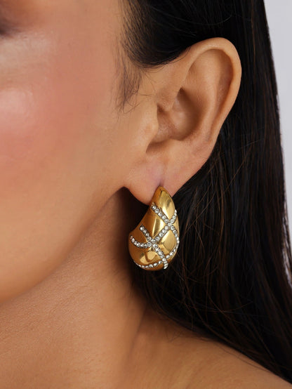 Nayan Earrings - Waterproof, 18k Gold Plated