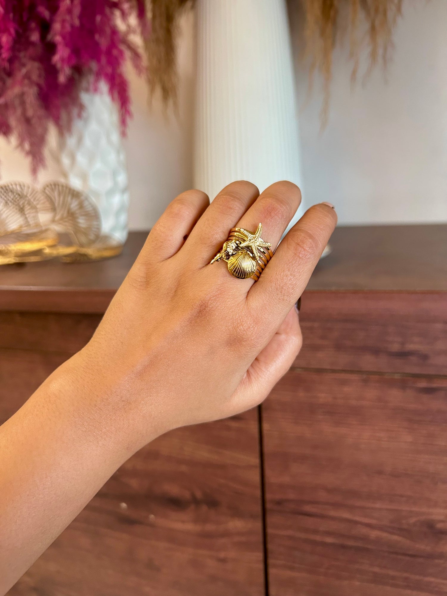 Vivian Ring - Waterproof, 18k Gold Plated