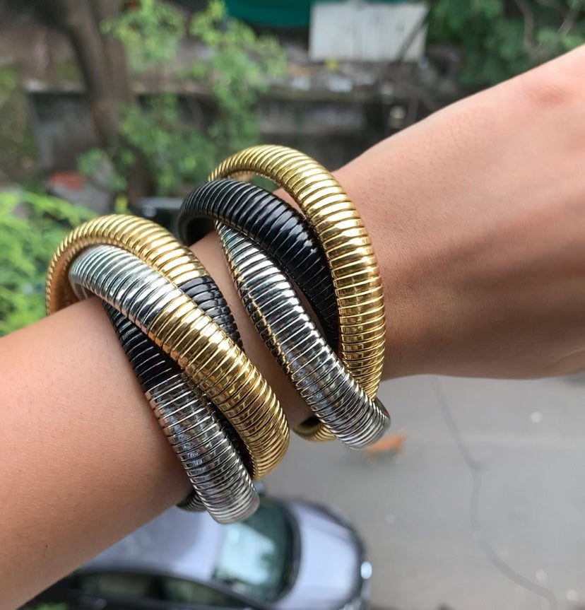 Liza Intertwined Bracelet - Waterproof, 18k Gold Plated