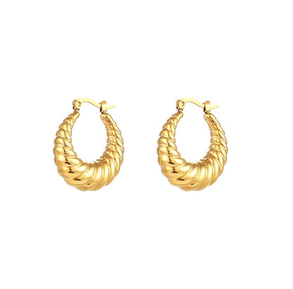 Mita Hoops - Waterproof, 18k Gold Plated