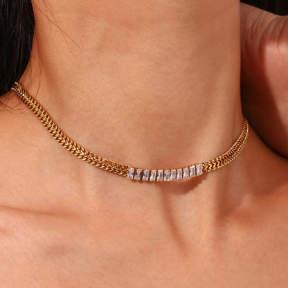 Sarla Necklace - Waterproof, 18k Gold Plated