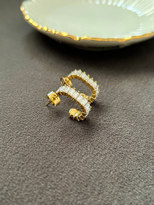 Mia Earrings - Waterproof, 18k Gold Plated