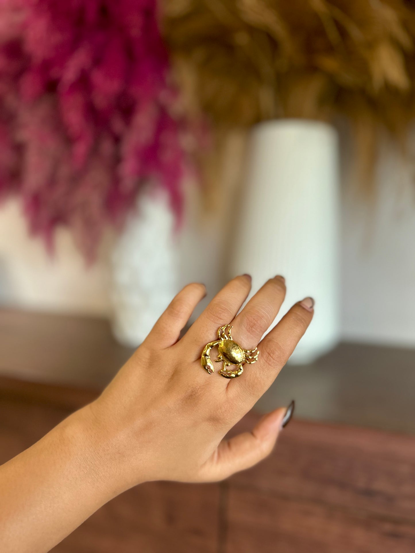 Lobster Ring - Waterproof, 18k Gold Plated