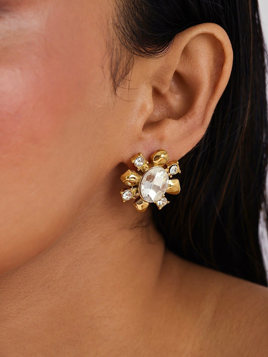 Myra Earrings - Waterproof, 18k Gold Plated