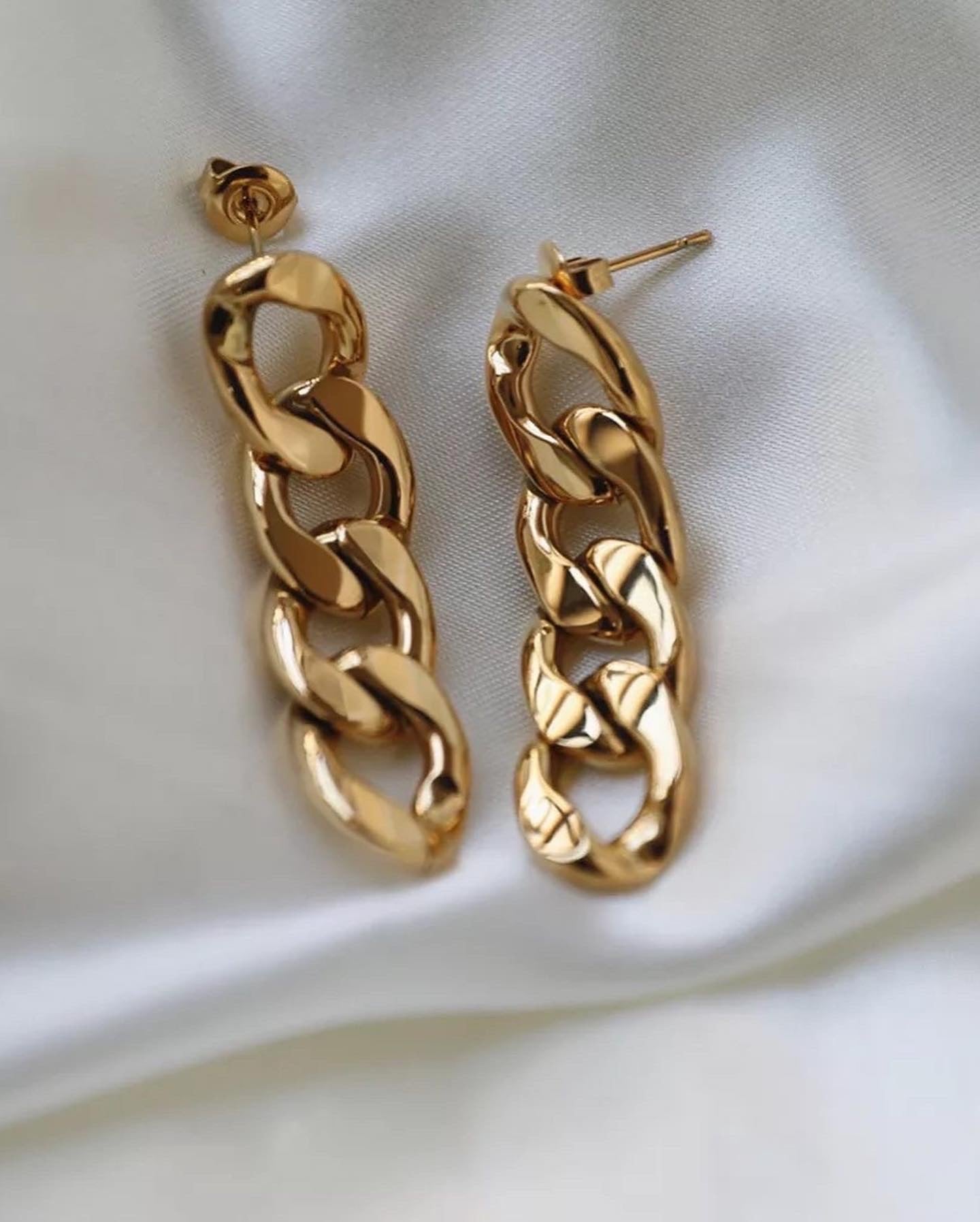 Linky Earrings - Waterproof, 18k Gold Plated