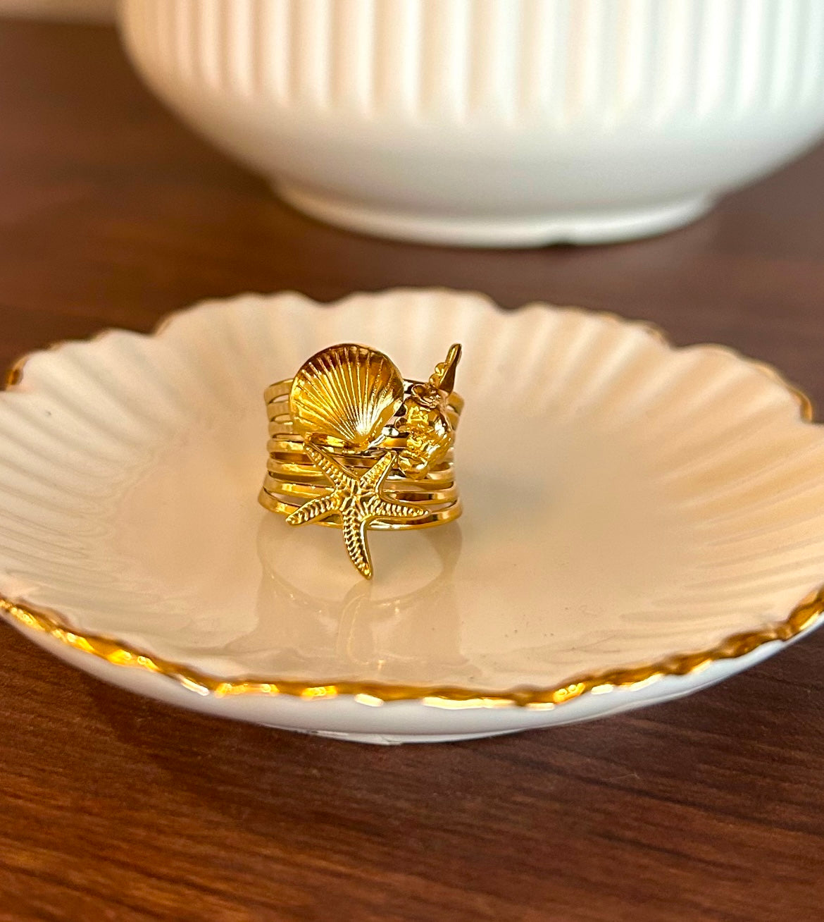 Vivian Ring - Waterproof, 18k Gold Plated