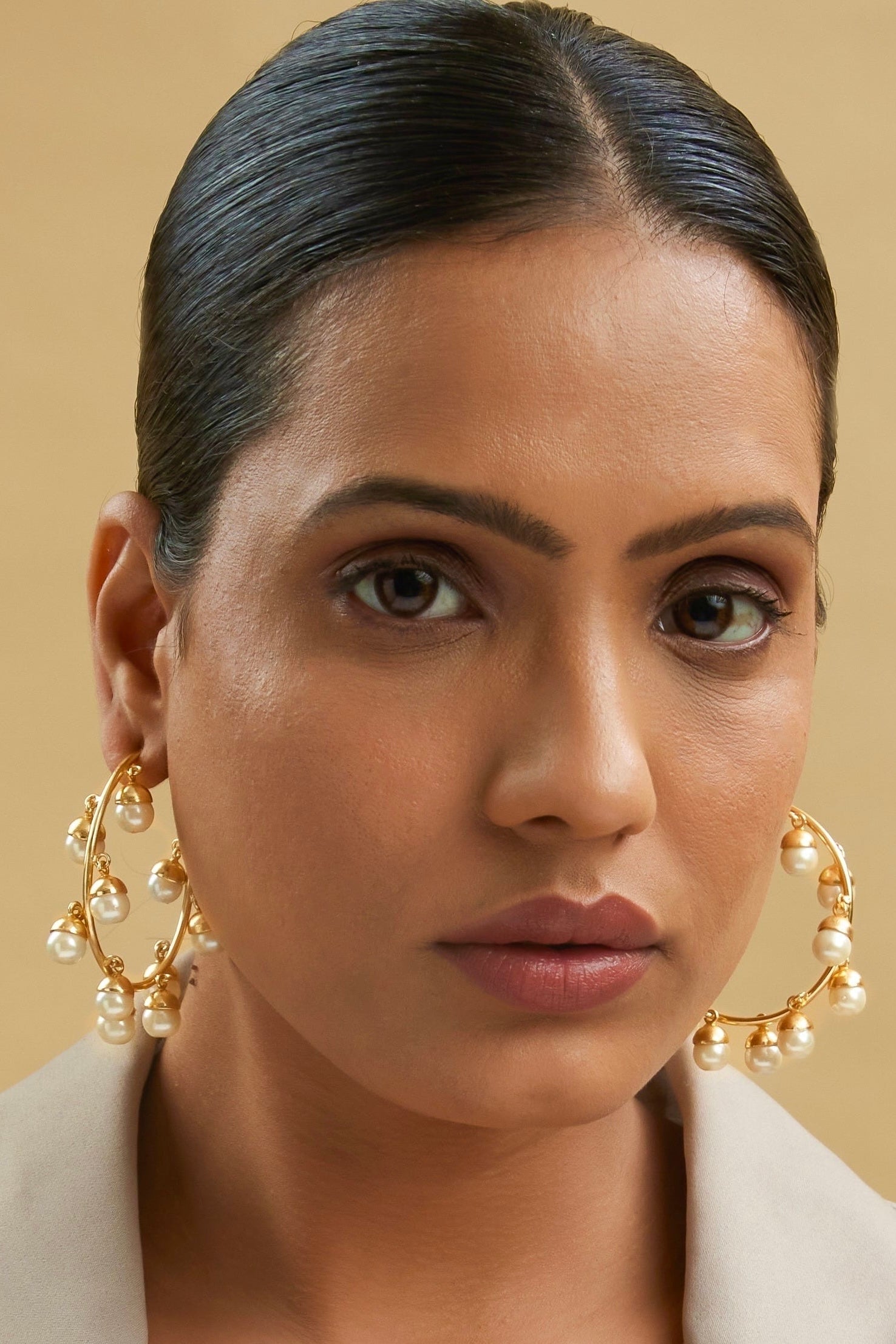 Deco Hoops - 18k Gold Plated, Anti Tarnish