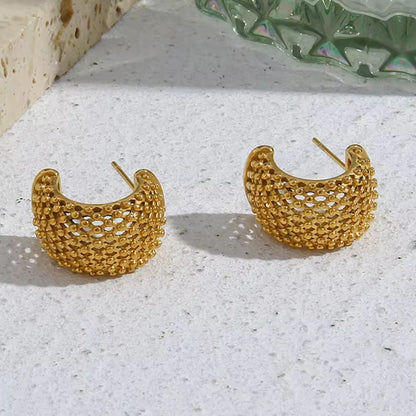 Khushi Hoops - Waterproof, 18k Gold Plated