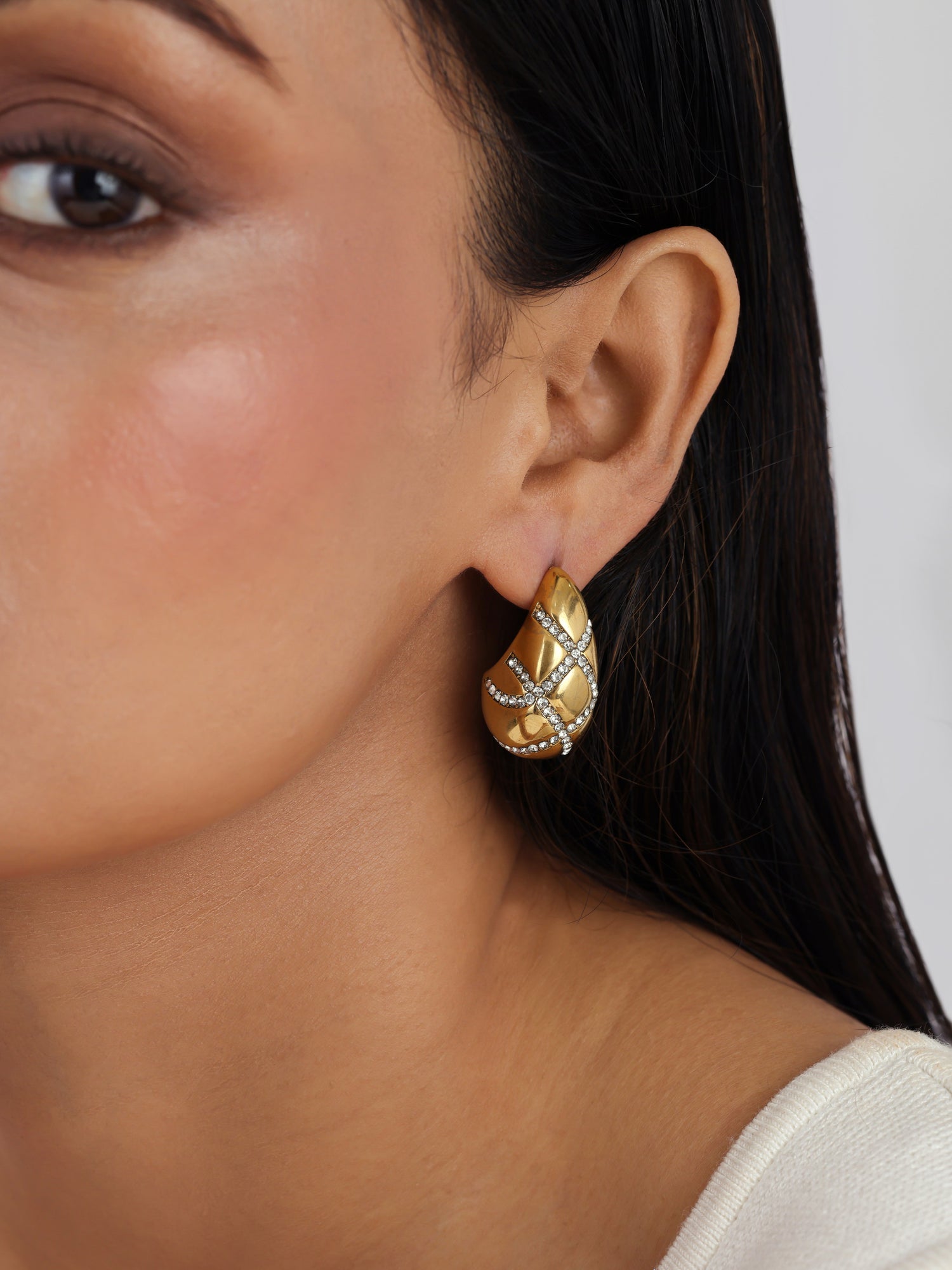 Nayan Earrings - Waterproof, 18k Gold Plated