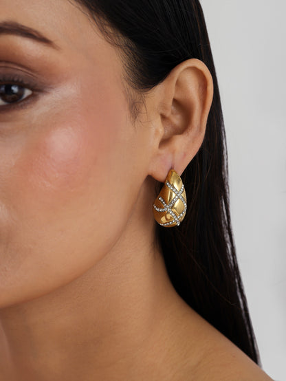 Nayan Earrings - Waterproof, 18k Gold Plated