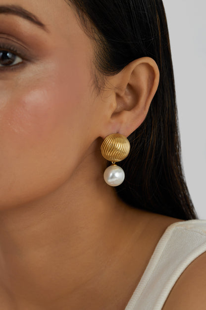 Oro Earrings - Waterproof, 18k Gold Plated