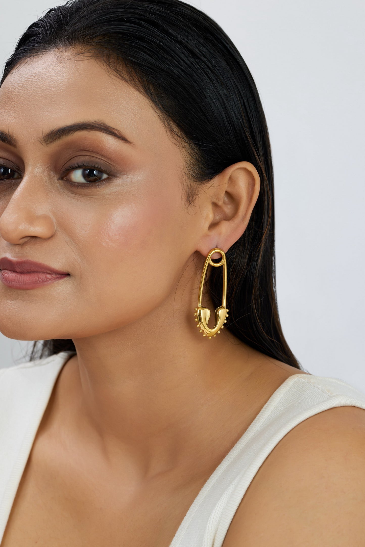 Pin Earrings - Waterproof, 18k Gold Plated