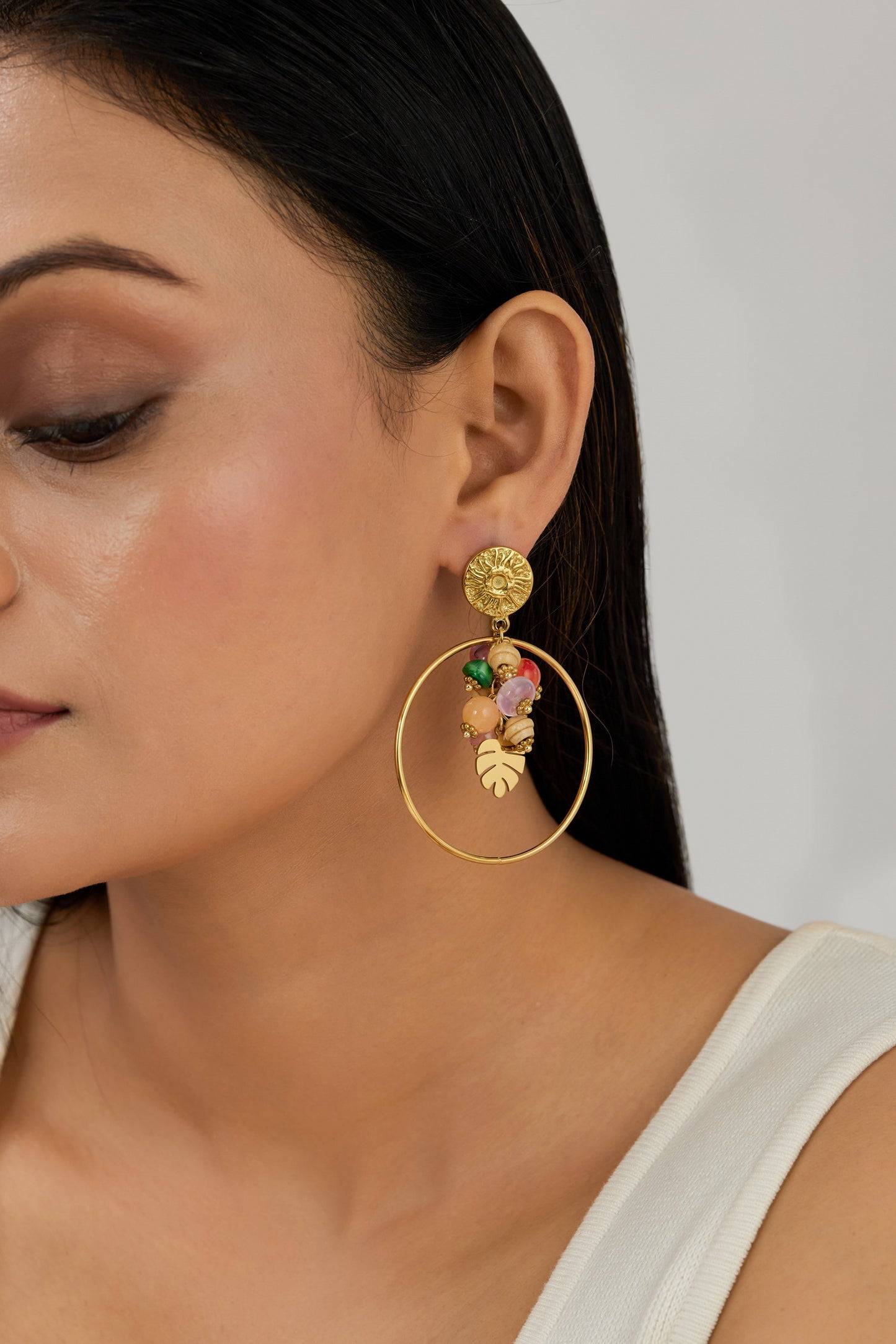 Luni Earrings - Waterproof, 18k Gold Plated