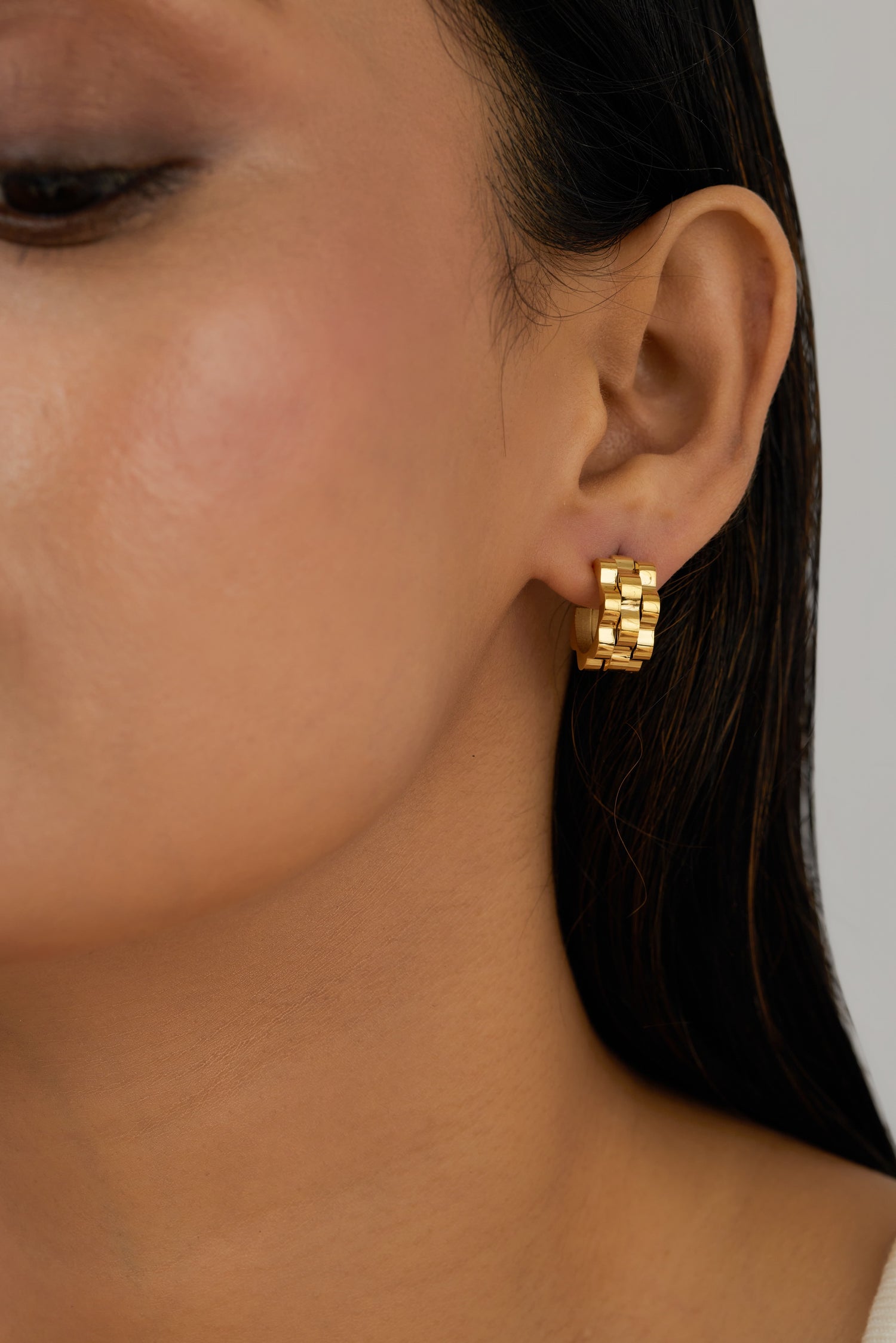 Fury Mini Hoops - Waterproof, 18k Gold Plated