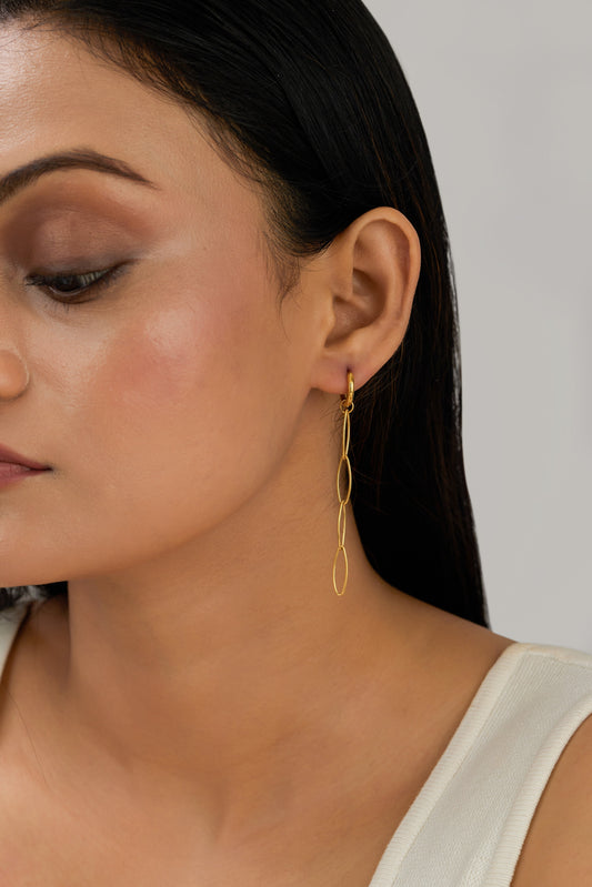 Kiro Hoops - Waterproof, 18k Gold Plated