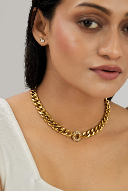 Fro Necklace - Waterproof, 18k Gold Plated