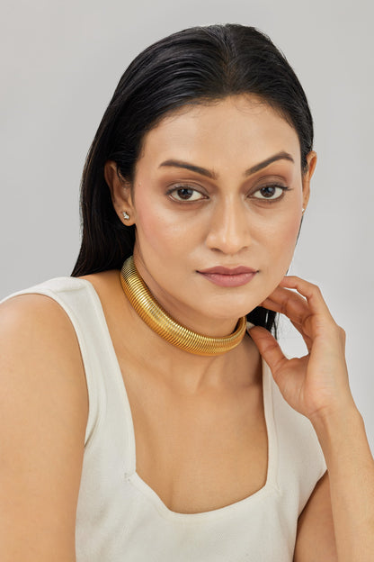 Liza Choker - Waterproof, 18k Gold Plated