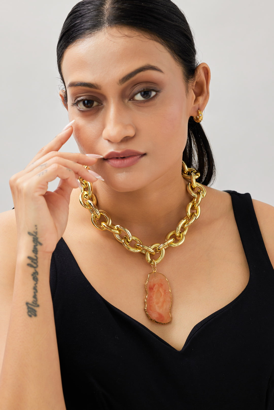 Creta Anti-Tarnish Statement Necklace