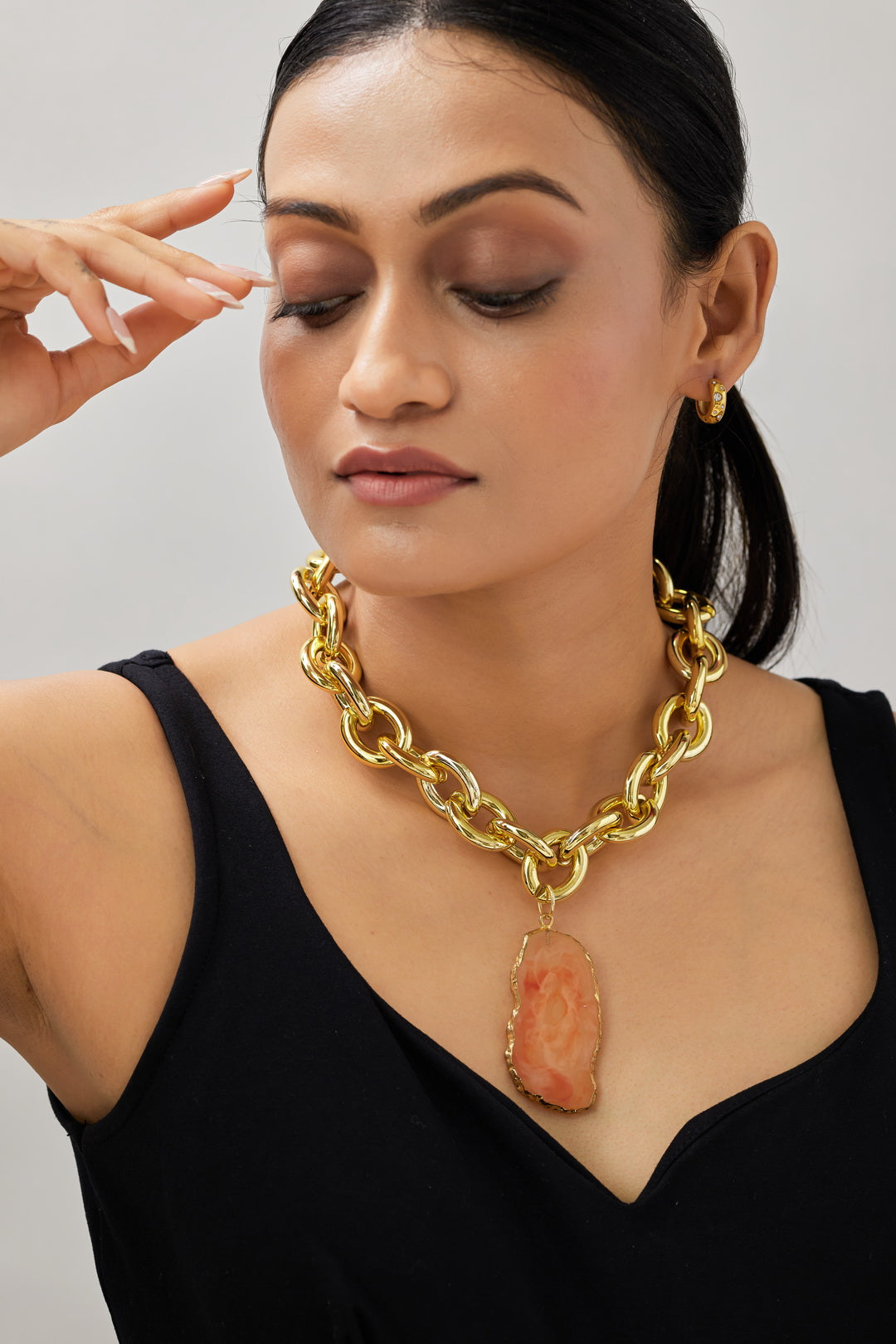 Creta Anti-Tarnish Statement Necklace