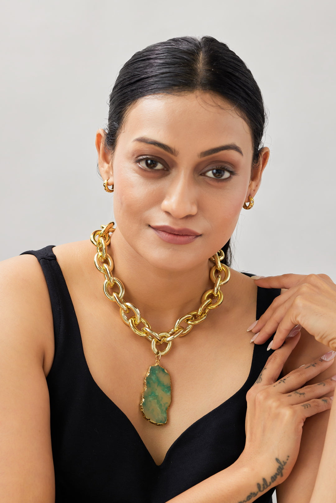 Creta Anti-Tarnish Statement Necklace