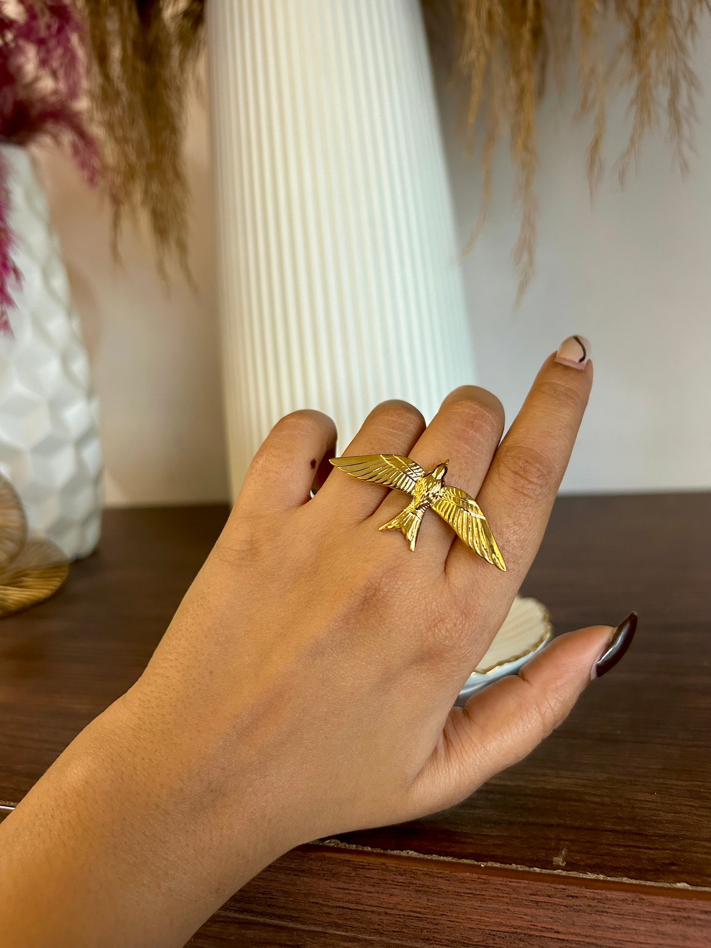 Bird Ring - Waterproof, 18k Gold Plated