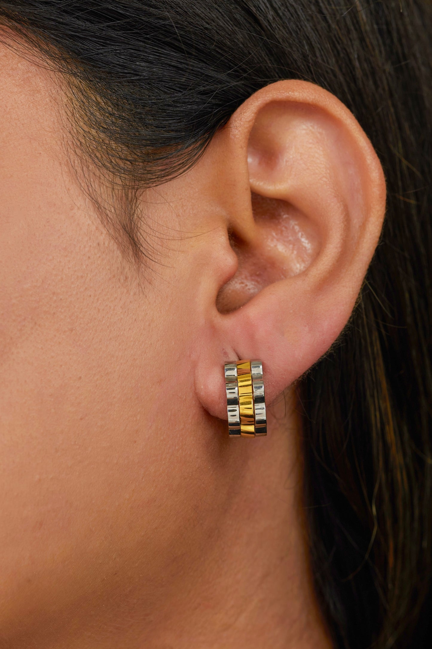 Fury Mini Hoops - Waterproof, 18k Gold Plated