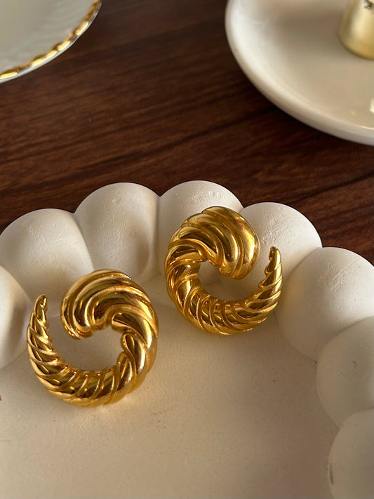 Lavina Earrings - Waterproof, 18k Gold Plated