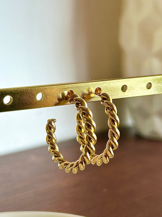 Ami Earrings - Waterproof, 18k Gold Plated