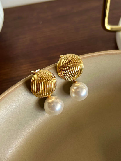 Oro Earrings - Waterproof, 18k Gold Plated