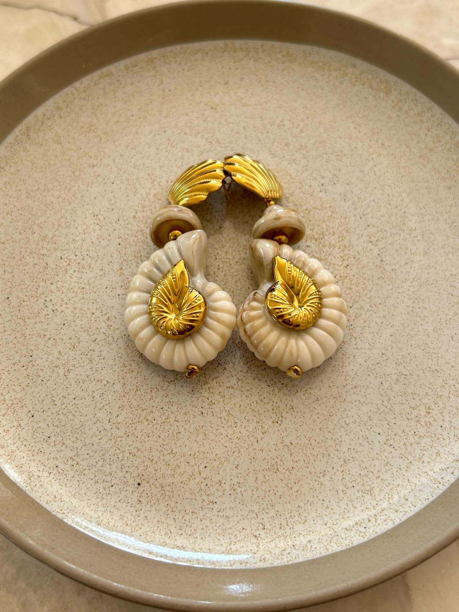 Opal Earrings - Waterproof, 18k Gold Plated