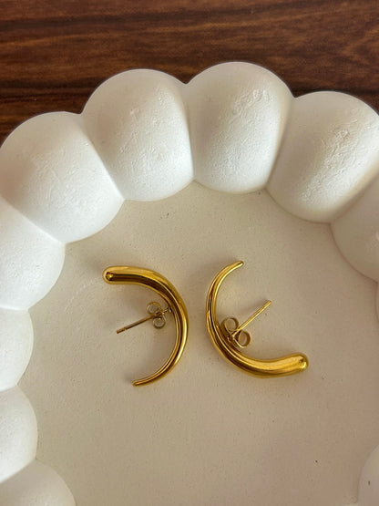 Nopin Earrings - Waterproof, 18k Gold Plated
