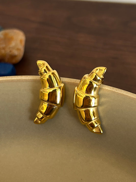 Zela Earrings - Waterproof, 18k Gold Plated