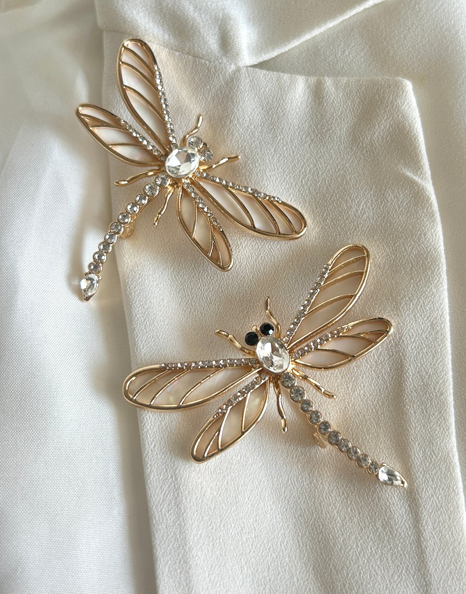 Honeybee Mother of Pearl Studded Brooch