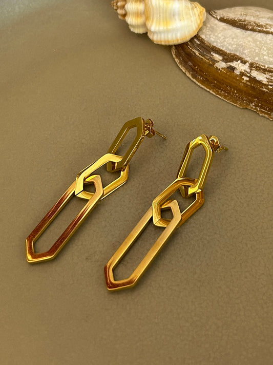 Noor Earrings - Waterproof, 18k Gold Plated