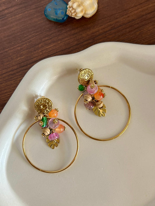 Luni Earrings - Waterproof, 18k Gold Plated