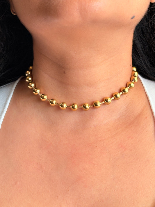 Sia Necklace - Waterproof, 18k Gold Plated