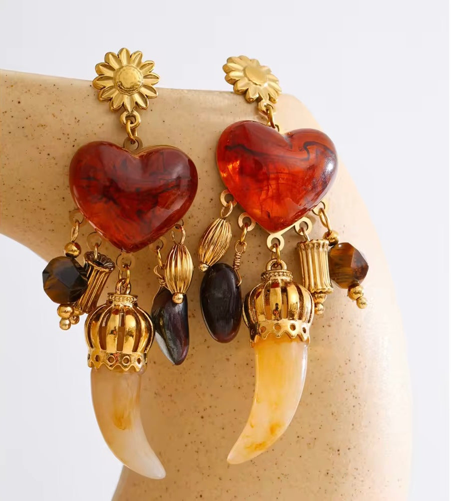 Darsi earrings - Waterproof, 18k Gold Plated