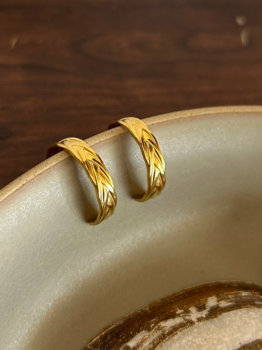 Kemp Earrings - Waterproof, 18k Gold Plated